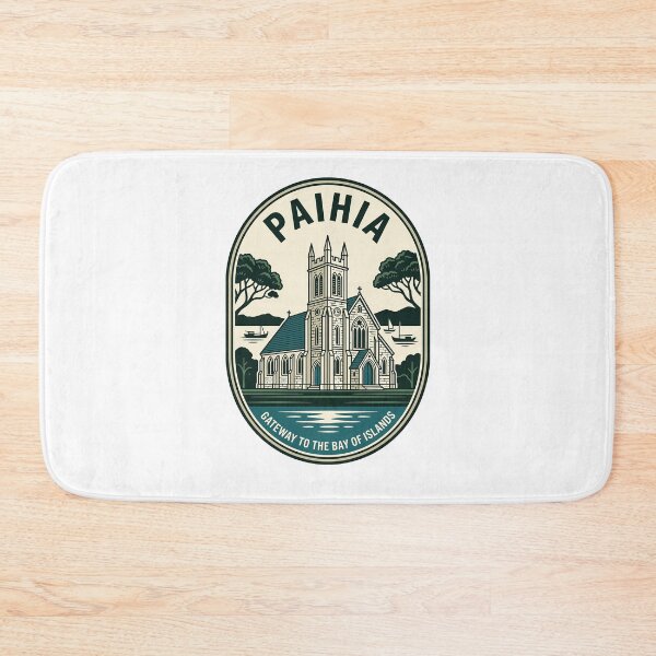 Item preview, Paihia Bay of Islands Vintage New Zealand Church designed and sold by k3rstman1.