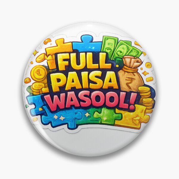Item preview, Full Paisa Vasool! – Funny Money & Puzzle Sticker designed and sold by Jyotisima8929.