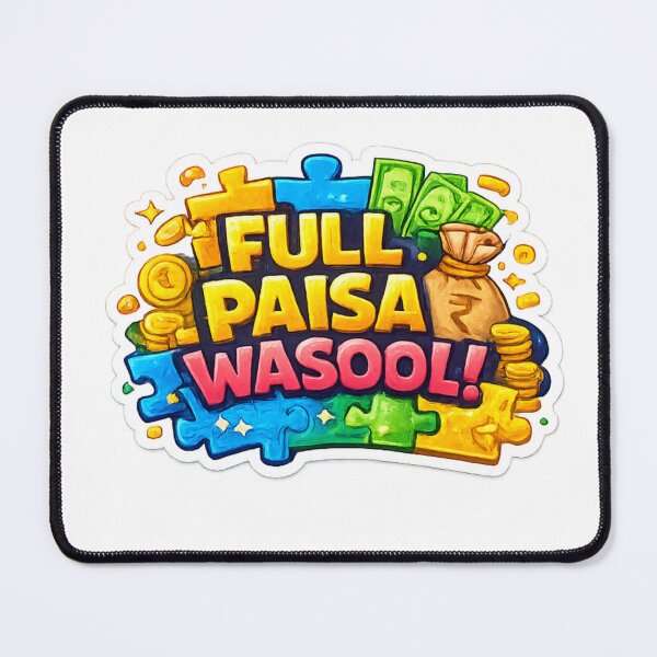 Item preview, Full Paisa Vasool! – Funny Money & Puzzle Sticker designed and sold by Jyotisima8929.