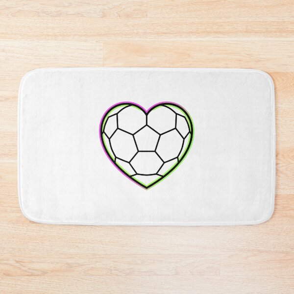 Item preview, Minimalist Geometric Soccer Ball Heart Design designed and sold by DripCultureLab.