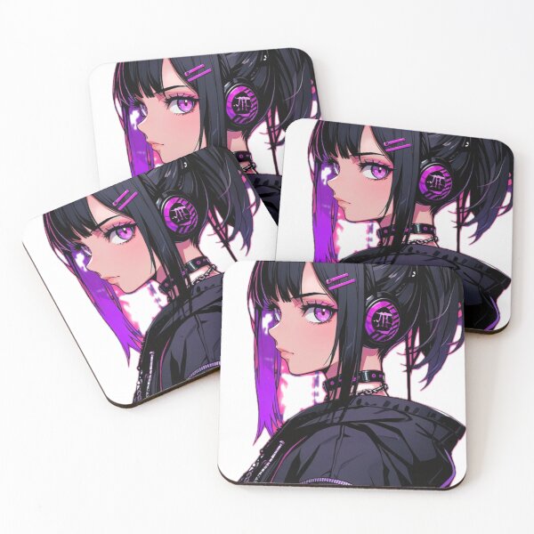 Item preview, Anime Cyber Queen Neon Glow Design designed and sold by AnimDream .
