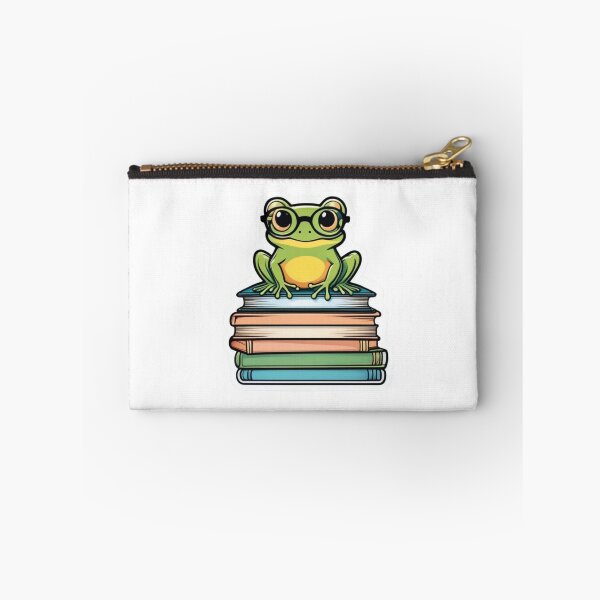 Item preview, Cozy Bookworm Frog designed and sold by Stickers-maker2.