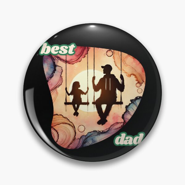 Item preview, Best Dad Father Daughter Swing Silhouette designed and sold by asudesign.
