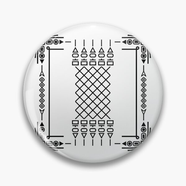 Item preview, Minimalist abstract geometric weave yantra pattern on transparent background designed and sold by Longsilp.