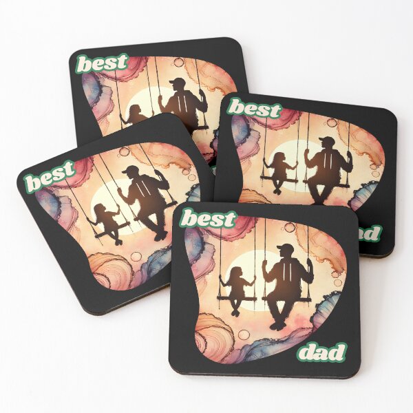 Item preview, Best Dad Father Daughter Swing Silhouette designed and sold by asudesign.