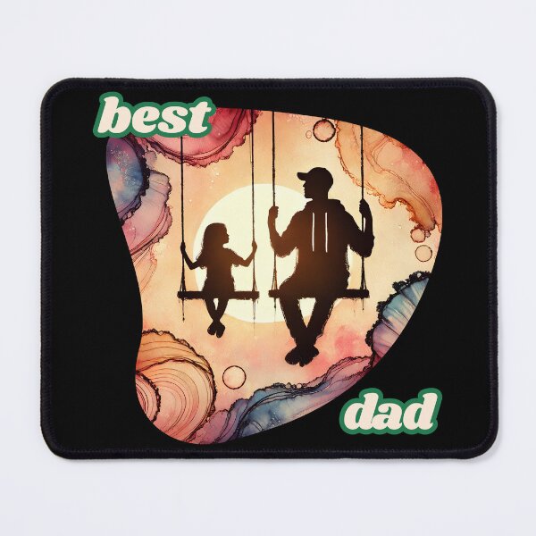 Item preview, Best Dad Father Daughter Swing Silhouette designed and sold by asudesign.