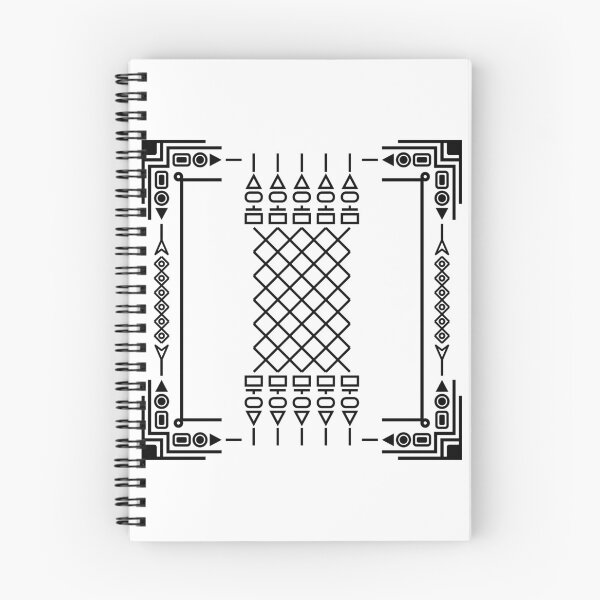 Item preview, Minimalist abstract geometric weave yantra pattern on transparent background designed and sold by Longsilp.