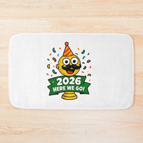 Item preview, 2026 Here We Go Funny Soccer Trophy Sticker designed and sold by Pixanova.