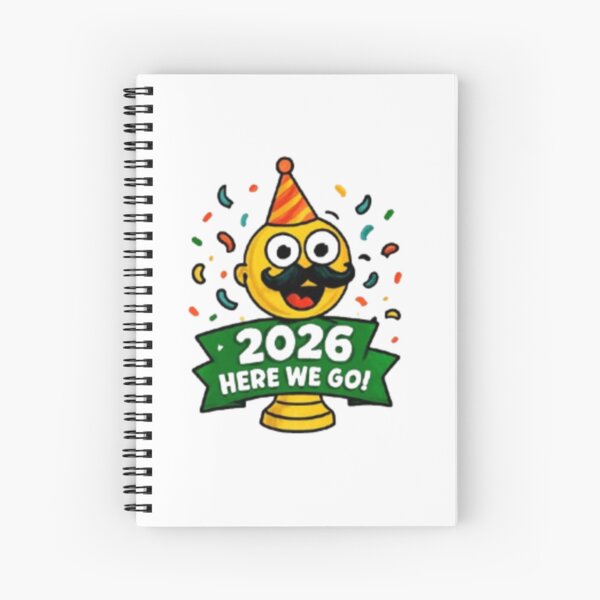 Item preview, 2026 Here We Go Funny Soccer Trophy Sticker designed and sold by Pixanova.