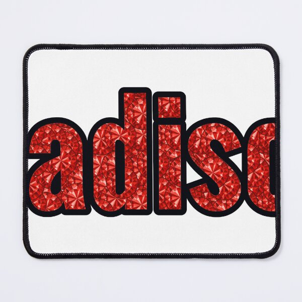 Item preview, Madison Girl Name Red Rhinestone Texture designed and sold by TheIconSmith.