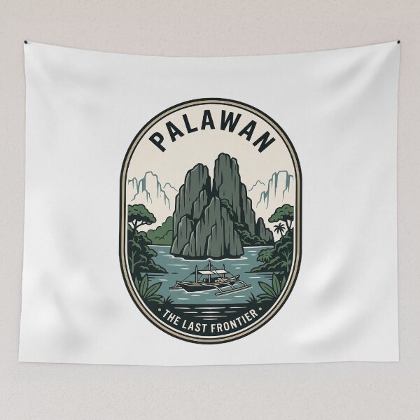 Item preview, Palawan Philippines Vintage Last Frontier Nature Scene designed and sold by k3rstman1.