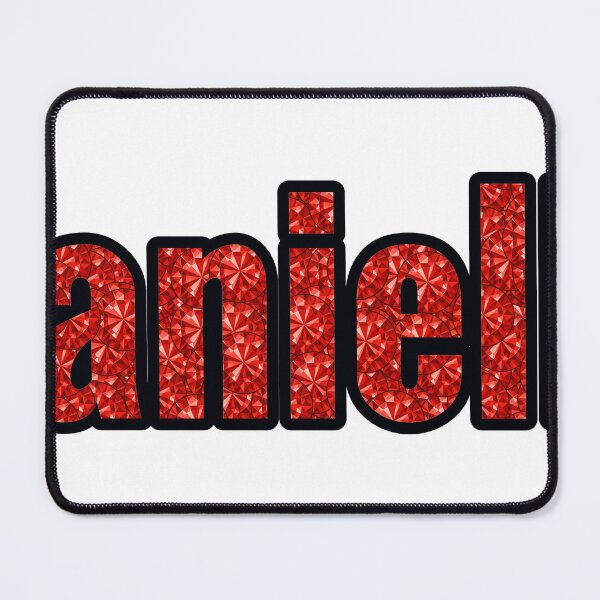 Item preview, Danielle Girl Name Red Rhinestone Texture designed and sold by TheIconSmith.