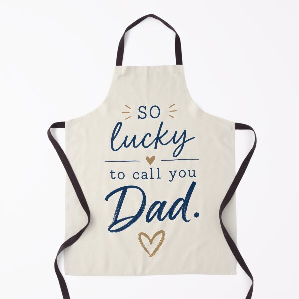 Item preview, So Lucky to Call You Dad – Heartfelt Father’s Day Typography Design designed and sold by blankTeeShirt.