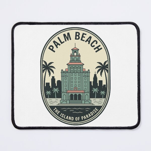 Item preview, Palm Beach Florida Vintage Travel Badge designed and sold by k3rstman1.