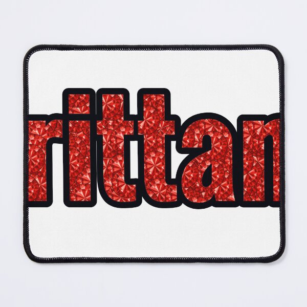 Item preview, Brittany Girl Name Red Rhinestone Texture designed and sold by TheIconSmith.