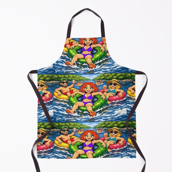 Item preview, Summertime Tubing with friends designed and sold by The Art Queen Of Michigan .