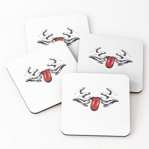 Item preview, Creepy Hands Holding Red Tongue designed and sold by PMDesignStudio.
