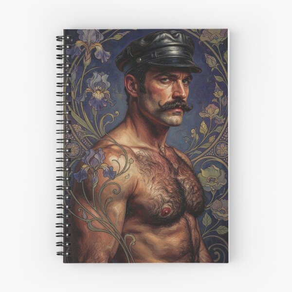 Item preview, Leather Daddy in Police Cap designed and sold by ZhivanCrimson.