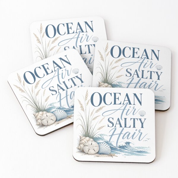 Item preview, Ocean Air, Salty Hair – Coastal Vibes Design designed and sold by ABLAT-CREATIONS.