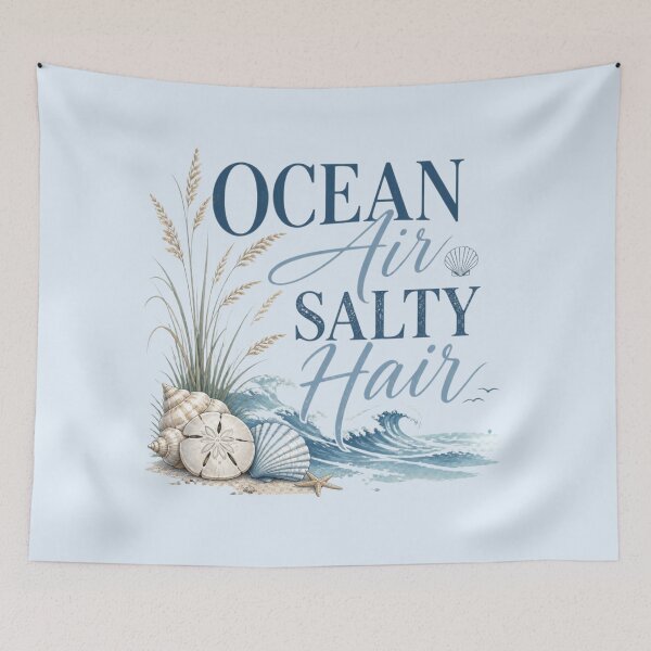 Item preview, Ocean Air, Salty Hair – Coastal Vibes Design designed and sold by ABLAT_CREATIONS.