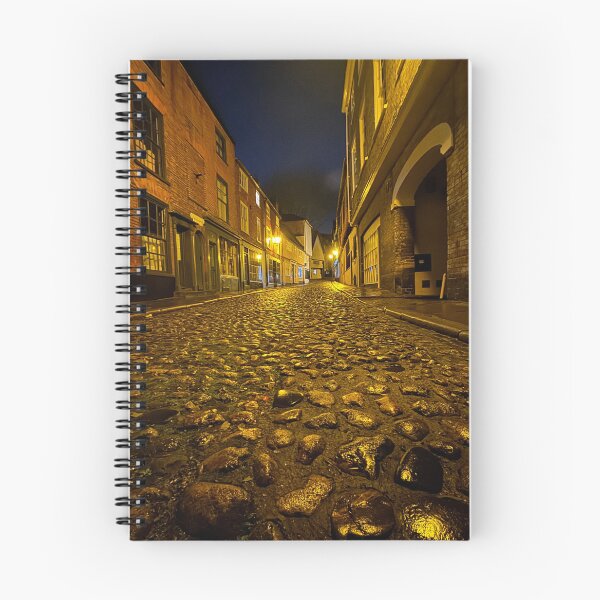 Item preview, Atmospheric Medieval Elm Hill Cobbles, Norwich at Night designed and sold by MyriadNorfolk.