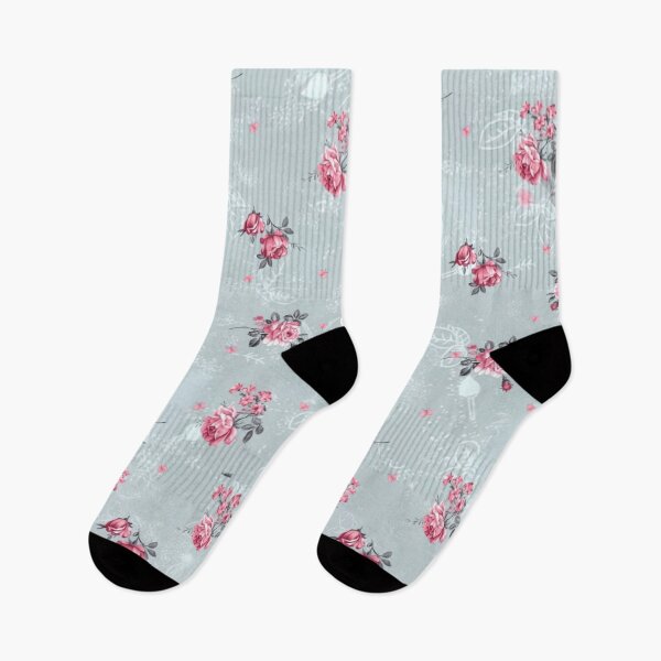 Item preview, Vintage Pink Rose Pattern | Romantic Floral Cottagecore Aesthetic designed and sold by CozyScribble.