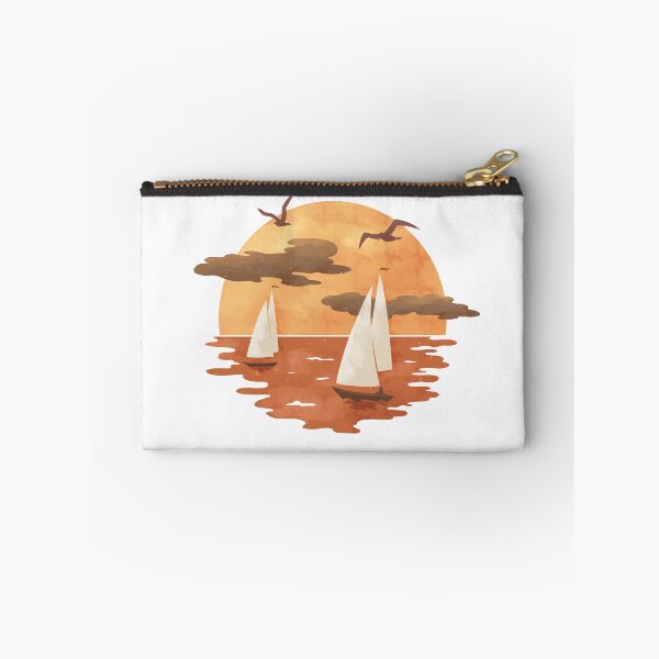 Item preview, Minimalist Sailboats at Sunset designed and sold by Inky-Vibe.