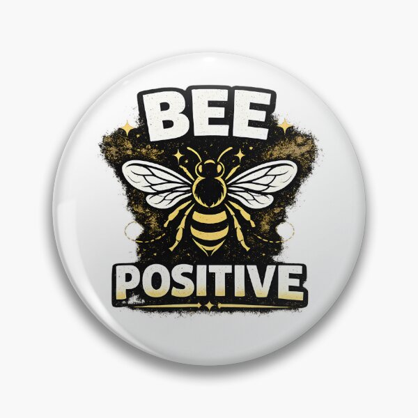 Item preview, Bee Positive Funny Beekeeping Design designed and sold by PatiImagination.