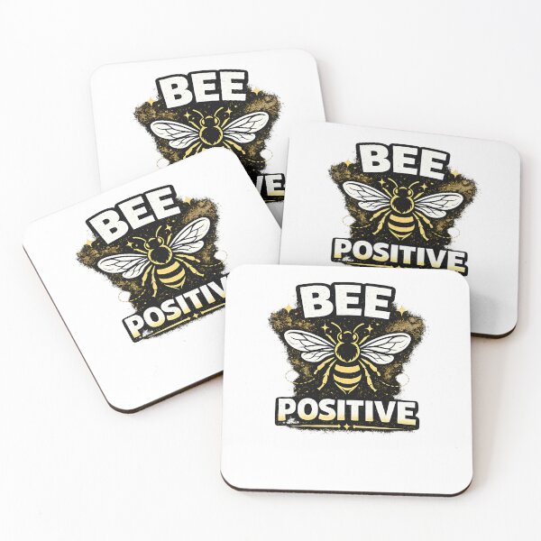 Item preview, Bee Positive Funny Beekeeping Design designed and sold by PatiImagination.