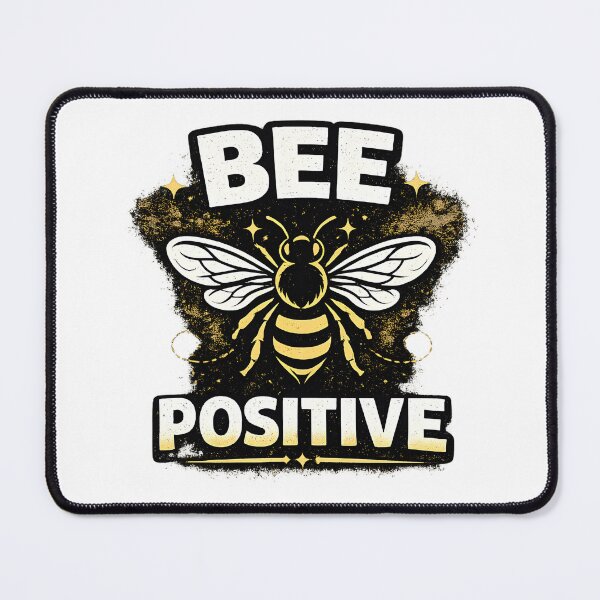 Item preview, Bee Positive Funny Beekeeping Design designed and sold by PatiImagination.