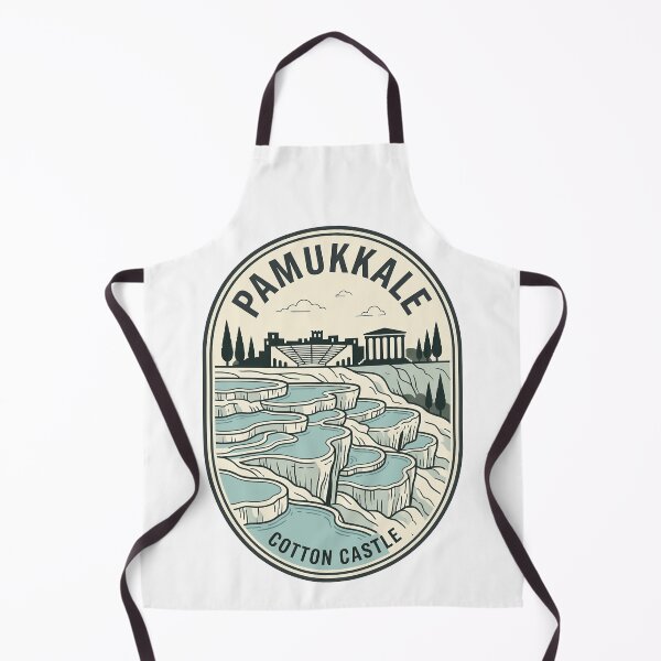 Item preview, Pamukkale Cotton Castle Turkey Vintage Travel Badge designed and sold by k3rstman1.