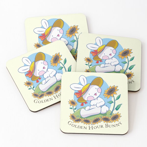 Item preview, Mel the rabbit in the golden hour bunny designed and sold by Konopikyu.