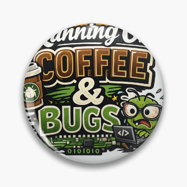 Item preview, Running On Coffee & Bugs designed and sold by CGWebsolutions.