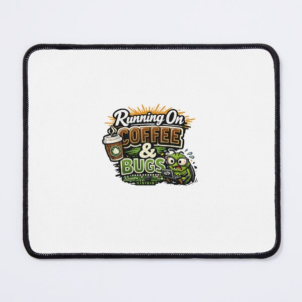 Item preview, Running On Coffee & Bugs designed and sold by CGWebsolutions.