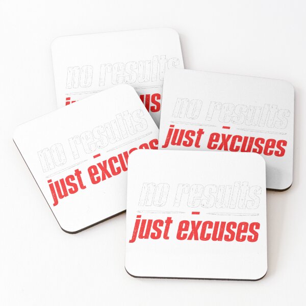 Item preview, No results just excuses  designed and sold by Tee Visions.