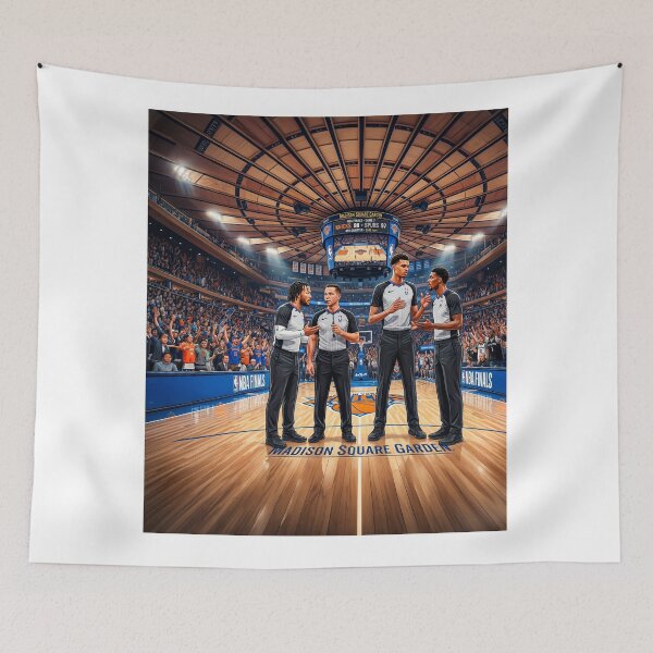 Item preview, Jalen Brunson And Wemby Refereeing The NBA Finals designed and sold by Home Decor Art.