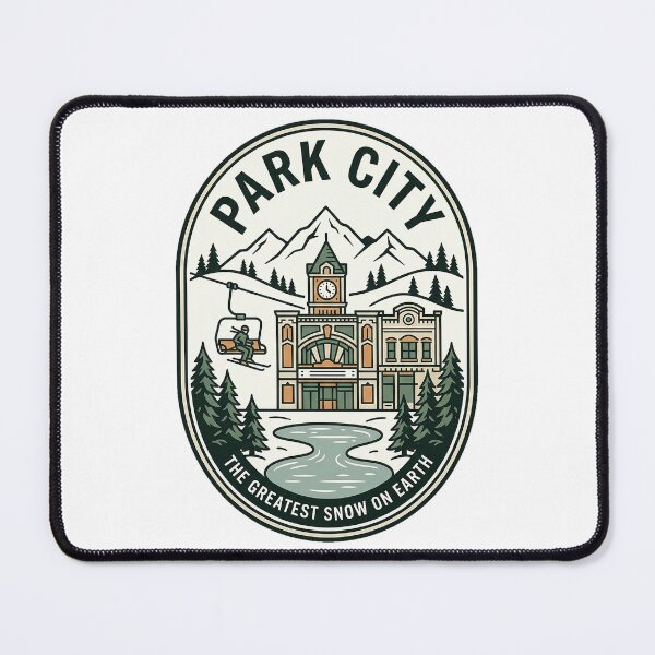Item preview, Vintage Park City Utah Ski Resort Mountain Badge designed and sold by k3rstman1.