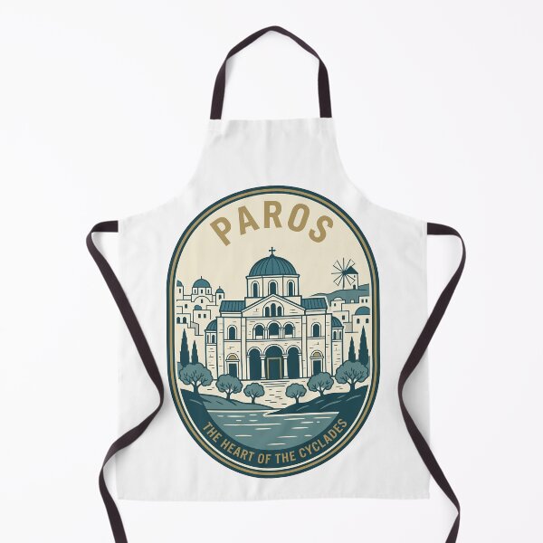 Item preview, Vintage Paros Greece Cycladic Architecture Travel Emblem designed and sold by k3rstman1.