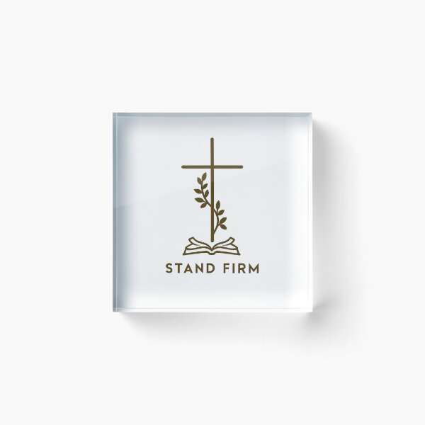 Artikelvorschau, Christliches Kreuz Bibel Standhaft bleiben entworfen und verkauft von TheLampClothing.