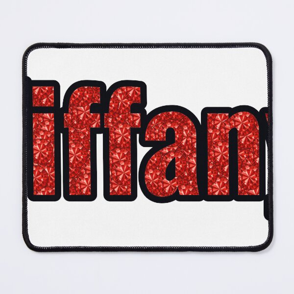 Item preview, Tiffany Girl Name Red Rhinestone Texture designed and sold by TheIconSmith.