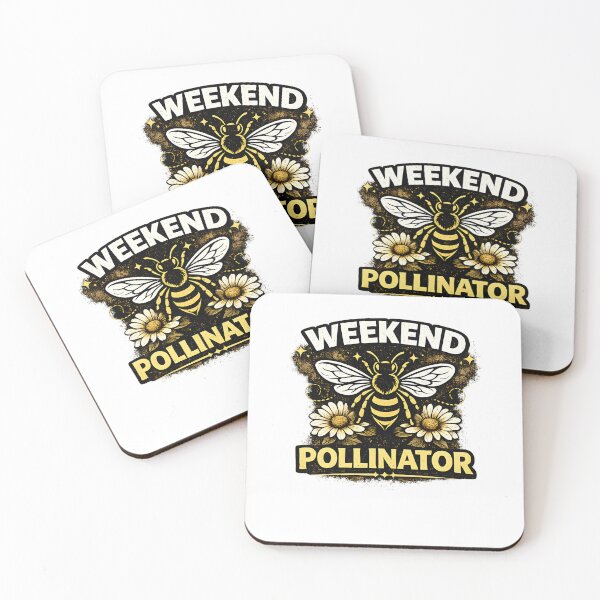 Item preview, Weekend Pollinator Funny Beekeeping Design designed and sold by PatiImagination.