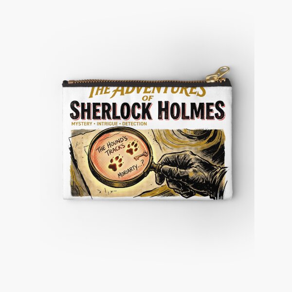 Item preview, The Adventures of Sherlock Holmes Hounds Tracks Moriarty Book Cover designed and sold by Fenay Designs.
