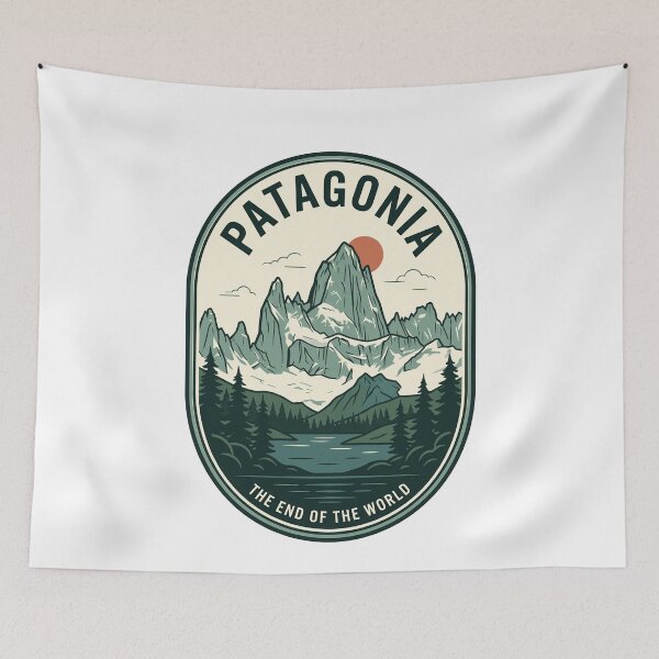 Item preview, Vintage Patagonia Mountain Adventure Badge designed and sold by k3rstman1.