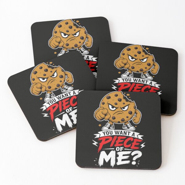 Item preview, You Want A Piece Of Me Angry Muscle Chocolate Chip Cookie designed and sold by Phil Ben.