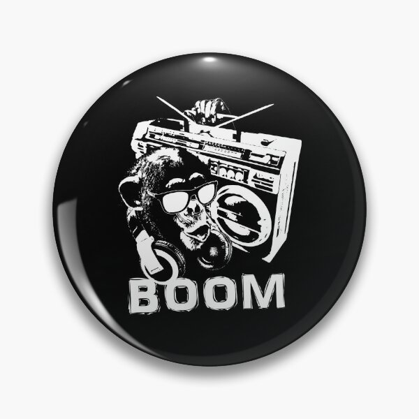 Item preview, Retro Monkey Boombox Headphones Music Lover designed and sold by marke770.