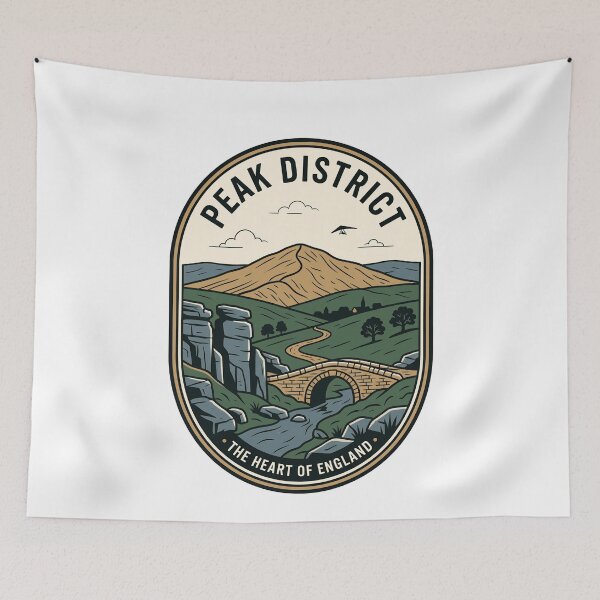 Item preview, Vintage Peak District National Park England Hiking designed and sold by k3rstman1.