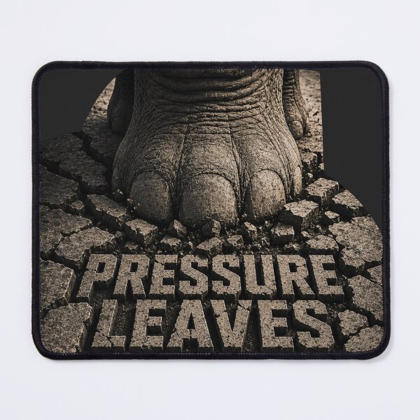 Item preview, Solo Founder Pressure Leaves The Mark Elephant Brutalist Art designed and sold by SavannaStrikes.