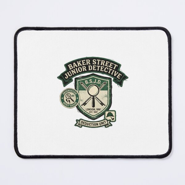 Item preview, Baker Street Junior Detective Merit Badges Sherlock Holmes Art designed and sold by Fenay Designs.
