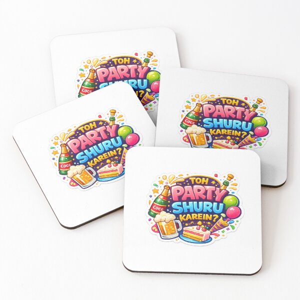Item preview, Toh Party Shuru Karein? – Funny Celebration Sticker designed and sold by Jyotisima8929.
