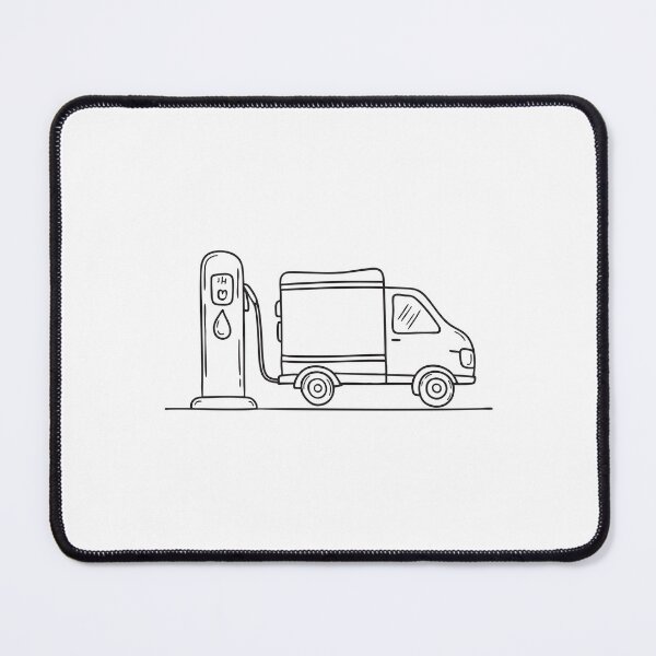 Item preview, Truck Parked Beside Fuel Pump designed and sold by rasagamastore.